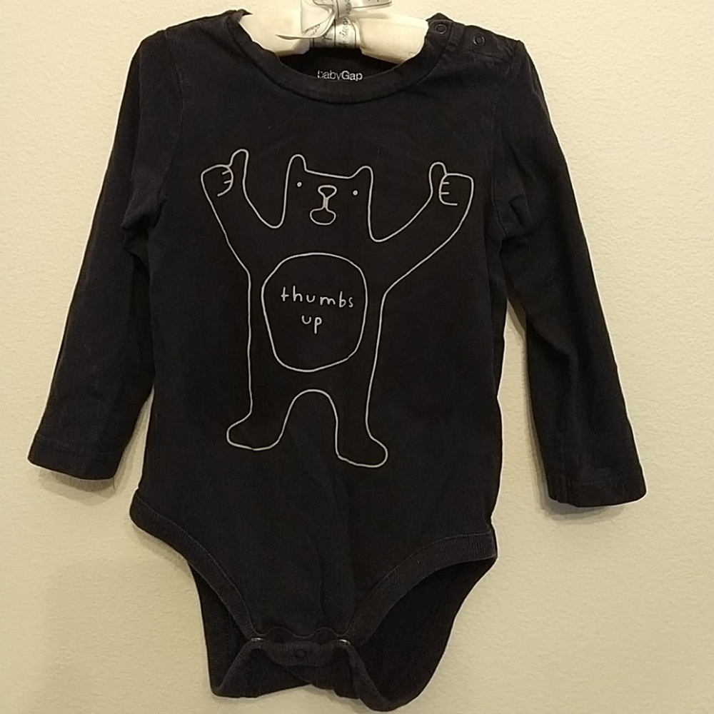 Two Very Soft Baby Gap Onesies